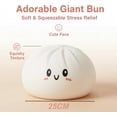 thumbnail image 2 of Giant Dumpling Squishy, 4/6/10 Inch Jumbo Dumpling Stress Ball, Soft Squeeze Decompression Dough, Anxiety Relief Fidget, Adult Fidget Tool, 2 of 4