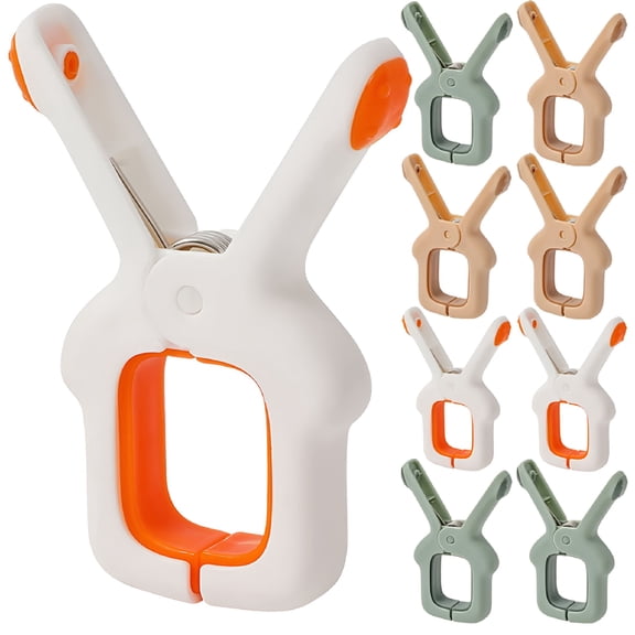 ACDANC 9 Pcs Blanket Clamps Quilt Clamp Towel Clip Quilt Fixation Clips Multipurpose Clothespins