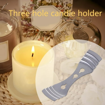 3 Hole Metal Candle Wick Holder Making Diy Core Stand Centering Device Supplies 5pcs Canada - 3 Wick Candle Holder Diy 3 Hole Metal Candle Wick Holder Making Diy Core Stand Centering Device Supplies 5pcs Canada - 3 Wick Candle Holder Diy