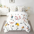 thumbnail image 2 of Castle Fairy Female Men Adults Baseball Game Bedding Comforter Set 7 Pieces,Sport Theme Full Bedding Set Lightweight,Ball Gaming Fitted Sheet Flat Sheet,Luxury Bedroom Decor,Reversible, 2 of 8