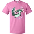 thumbnail image 3 of Inktastic Cute Axolotl Swimming with Bubbles T-Shirt, 3 of 5
