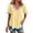 （New9)Yellow, variant on Plus Size Shirts for Women Boho Eyelet Embroidery Flowy Tops Short Sleeve Blouse V Neck Casual Loose Fit Summer Beach Tunic Shirts