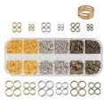 thumbnail image 2 of 1660pcs 4/5/6/7/8/10mm Brass Open Jump Rings 18 Gauge Jewelry Connectors O Ring, 2 of 8