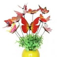 thumbnail image 3 of 24 Piezas Estacas de Mariposa Mariposas Decorativas Decoración Adornos Patio, 3 of 9