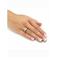thumbnail image 3 of PalmBeach Jewelry Emerald-Cut Cubic Zirconia Step Top Scroll Ring 1.27 TCW in Solid 10k Gold, 3 of 5
