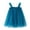 Sky Blue, variant on CPNG Girls Tulle Vest Dress Solid Color Sleeveless Square Neck Dress Temperament Cute Elegant Casual Puffy Skirt Dress(Pink,3-4 Years)