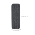 thumbnail image 2 of TEHAUX 4Ud Tapetes Para Escalones De Rv Resistentes Al Desgaste Con En Negro Y Superficie Confortable, 2 of 8