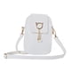 thumbnail image 3 of Bolso bandolera para teléfono Yinane de piel sintética color Blanco, 3 of 5