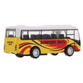 thumbnail image 1 of CIMAXIC Mini Bus de Fête à Rétrofriction Jouets Véhicules de Course Jouets Sacs Cadeaux pour Fêtes Véhicules Jouets pour Tout-Petits, 3.54"X1.18"X1.18 Pouces, 1 of 5