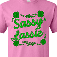 thumbnail image 4 of Inktastic Sassy Lassy with Green 4 Leaf Clovers T-Shirt, 4 of 5