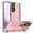 Rosegold, variant on SaniMore Case for Samsung Galaxy S23 Ultra 6.8" 2023 with Hidden Kickstand & S Pen Slot & Stylus, Anti-scrctch Drop-proof Tough PC Backplane Anti-shock Slim Shell for Galaxy S23 Ultra, Blue