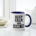 thumbnail image 4 of CafePress - Keep Calm And Game On - 11 oz Ceramic Mug - Novelty Coffee Tea Cup, 4 of 4