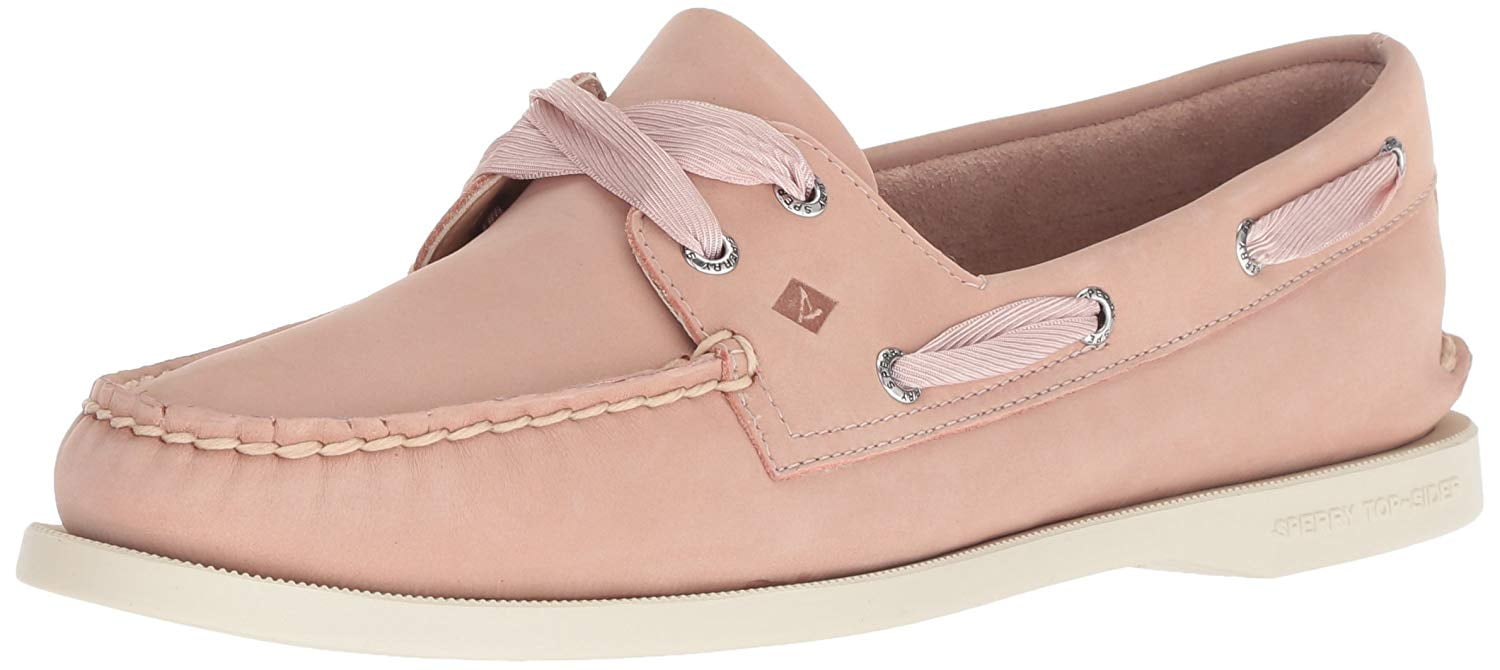 SPERRY Womens A/O Satin Lace Boat Shoe 