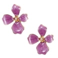 thumbnail image 1 of GOOHOCHY 1 par de pendientes de botón con forma de flor de perla sintética, pendientes de flores pastel, joyería para mujer, declaración, regalo para boda, graduación, fiesta de cumpleaños, 1 of 8