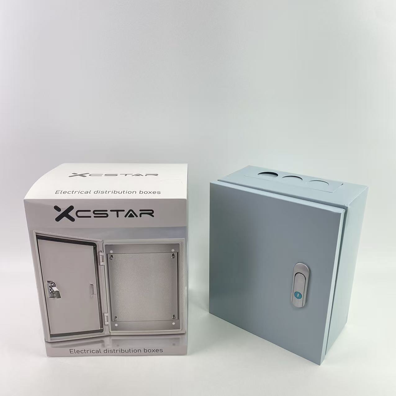 xcstar Eelectrical distribution boxes,Outdoor Electrical Box,16x12x6 SteelJunction Box, Electrical Enclosure Box IP66 Waterproof &Dustproof