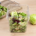 thumbnail image 3 of Met Lux 8 qt Square Clear Plastic Food Storage Container - with Red Volume Markers - 8 3/4" x 8 3/4" x 8 1/2" - 1 count box, 3 of 3