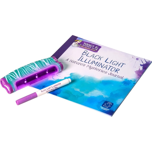 Nancy B's Science Club - Black Light Illuminator & Nature's Mysteries Journal