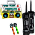 thumbnail image 1 of Radio Boombox hinchable Trounistro para decoración de fiesta, paquete de 6, 1 of 7