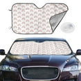 thumbnail image 2 of Haiem Rainbow Car Windshield Sun Shade - Blocks UV Rays Sun Visor Protector, Sunshade to Keep Your Vehicle Cool, Universal Fit SUV Van Sedan-Small, 2 of 7