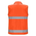 thumbnail image 4 of purcolt Womens Reflective Safety Vest High Visibility Multi Pocket Full Zip Waistcoats for Surveyor, Volunteer, Crossing Guard, Road, Construction, 4 of 7