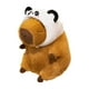 thumbnail image 3 of Peluche de carpincho, animal de peluche para decoración del hogar, muñeco de dibujos animados marrón panda y s, 3 of 9