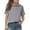 #03Light Gray, variant on Drmagiyhm Polo Shirts for Girls Casual Short Sleeve Shirt Golf Button Down Tshirts 2025 New Collared Dressy Tops Beige 7-8 Years