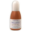 Tsukineko Brilliance Coffee Bean Archival Pigment Ink 0.7-oz Refill