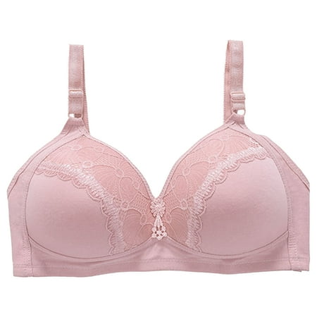 

Bras for Women Fashion Comfort Printed Bra Wire Free Underwear One-Piece Bra Everyday Underwear Comfortable Lace Bra