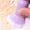 Purple, variant on Rupoun Portable Capsule Nail Dust Brush Retractable Artificial Fiber Face Powder Makeup Brush for Blush and Contour, White (3.15 in / 8 cm), Compact Cosmetic Applicator