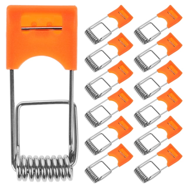 Milisten 100Pcs Panel Light Spring Clip Downlight Retaining Clamp Light Securing Clips Recessed Light Retaining Clip