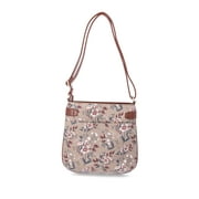 Fiorelli Womens Lila Crossbody Handbag, Brown Floral