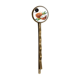 thumbnail image 1 of Caqui fruta sabrosa sana acuarela EsES Broche de metal retro, 1 of 3