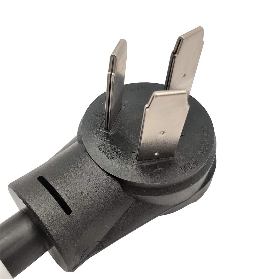 Parkworld 61674 Adapter Cord Electric Range Plug NEMA 10-50P to 5-20R T-Blade Receptacle (Also to Household Regular 5-15R Female) ONLY Output 250V（50FT）