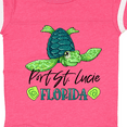 thumbnail image 4 of Inktastic Port St. Lucie, Florida Happy Sea Turtle Boys or Girls Baby Bodysuit, 4 of 5