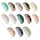 thumbnail image 5 of Soidarity Peine geométrico ligero y compacto para una cómoda experiencia de peinado y fácil de llevar Peine de tablero de acetato Jade White blanco jade 10piezas, 5 of 6