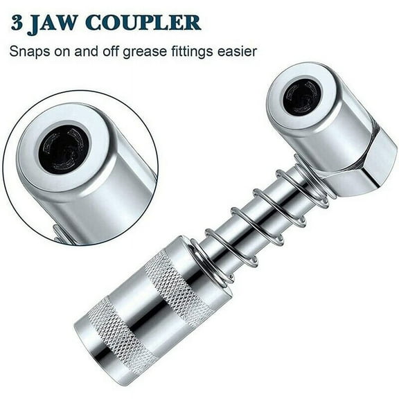 NEW Grease Nozzle Adapter Grease Gun- Accessory 90 Degree Grease Coupler Adapter