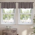 thumbnail image 2 of LALILO Kitchen Curtain Valance Ethnic Boho Traditional Rod Pocket Window Curtain 52"x 18" Set of 2, 2 of 7