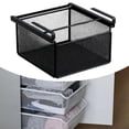 thumbnail image 6 of Under Shelf Basket Under Cabinet Organizer Space Saving Metal Pull Out Design for Bedroom Pantry Kitchen, 6 of 9