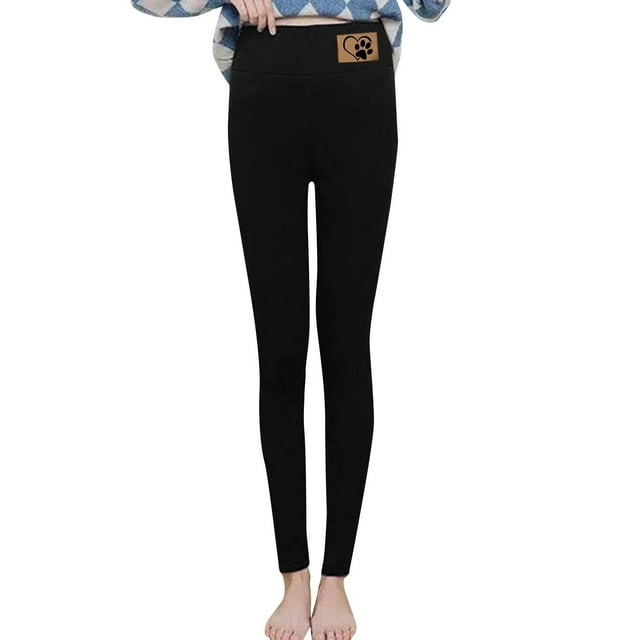 Gibobby Pantimedias Cómodas y Cálidas Pantalones ajustados de invierno para mujer, de cintura alta, gruesos y cálidos, con Control del Abdomen(Gris, S)