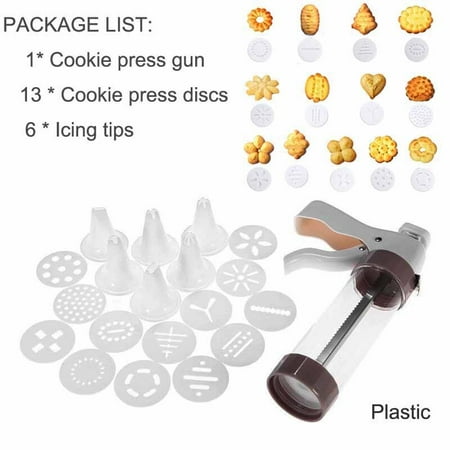

Cookie Press Kit - Cookie Press Making Gun Biscuits Cake Mold Cookie Press Maker Machine Dessert Dec