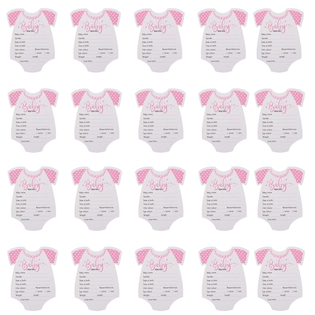 EeaseMX 20 tarjetas de predicción y consejos para baby shower, accesorios de fotografía para recién nacidos.