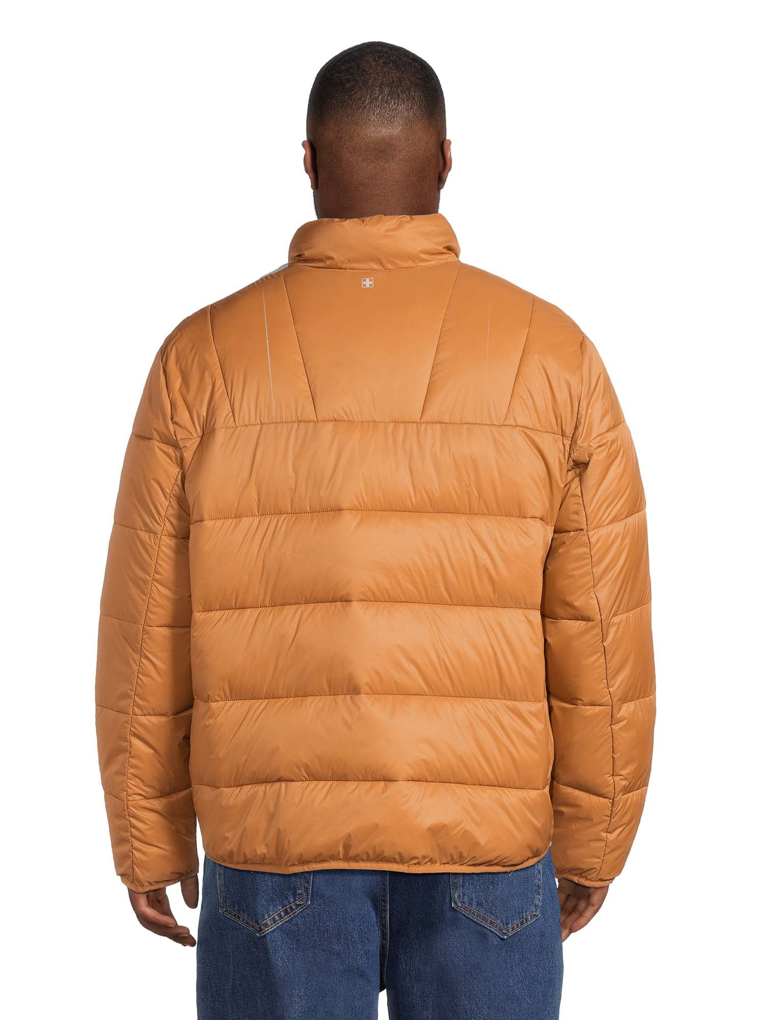 Swiss Tech Men's and Big Men's Packable Puffer Jacket, Sizes S-3XL