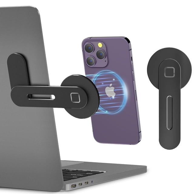 Soporte ajustable para laptop CloudValley con soporte magnético para celular