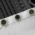 thumbnail image 4 of Feelyou Black Triangle Aztec Black Out Curtains, Mid Century Fashion Curtains Pack of 2 (42x63 Each), Teens Adult Women Men Bedroom Curtains, Curtains and Drapes Decor, 4 of 6