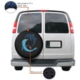 thumbnail image 4 of KAKALAD Dolphin Sign 01 Spare Tire Cover Universal Vehicle Accessories Buckle Car Tools 16”in, 4 of 6