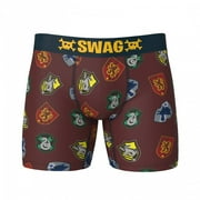 Harry Potter House Crests SWAG Boxer Briefs-Medium (32-34)