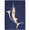 thumbnail image 2 of Garland Rug Marlin Indigo/Ivory 5'x7' Indoor Area Rug, 2 of 3