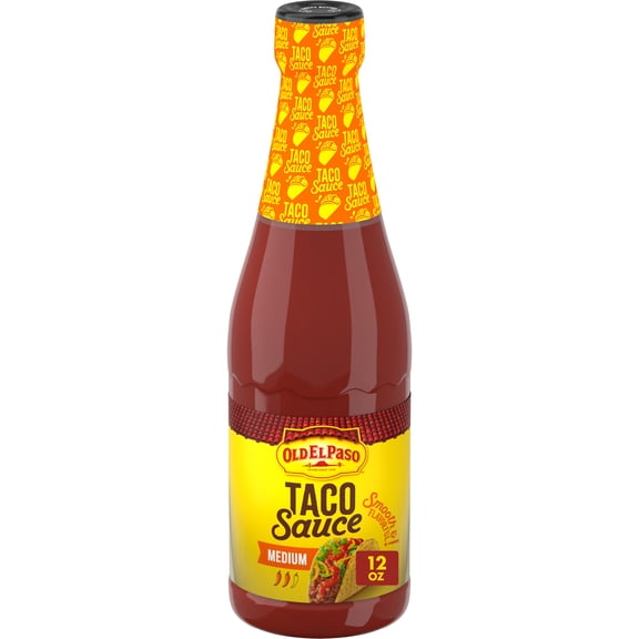 Old El Paso Taco and Enchilada Sauce, Medium, Meal Prep, 12 oz