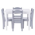thumbnail image 3 of Giftmark 3009W White Rectangle Square table with 4 Chairs, 3 of 8