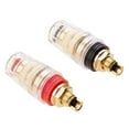 thumbnail image 4 of 2 uds., Conector tipo banana de 4mm, conector de enchufe, poste de para amplificador, conector de terminal de y adaptador y de Hugo Postes de conexión de terminales de altavoz, 4 of 6
